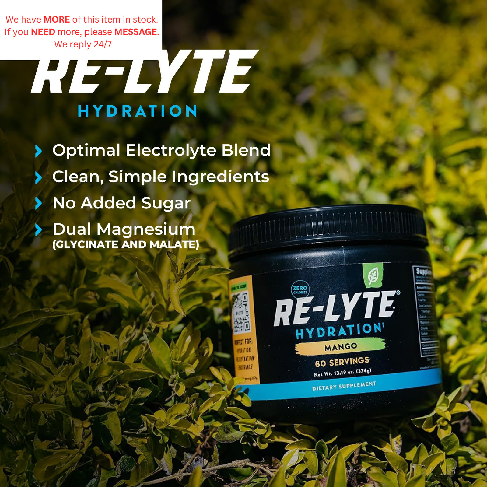 REDMOND Re-Lyte Hydration Electrolyte Powder Mix 13.19 Ounce (Pack of 1)