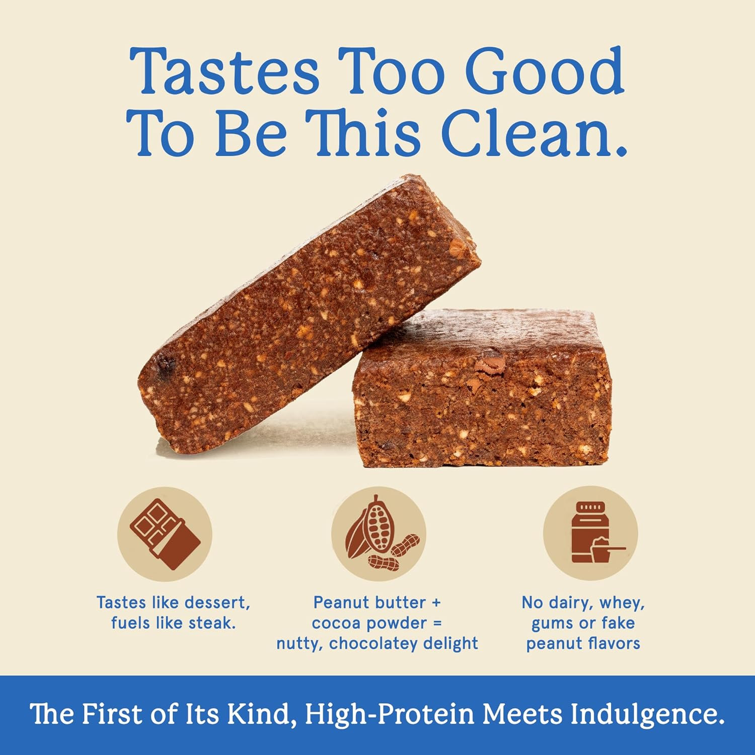 Foods High Protein Prime Bars – Grass Fed Beef Protein, Collagen & Tallow – Gut