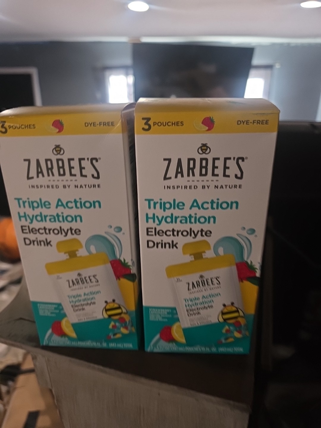 Zarbee’s Kid Hydration Electrolyte Drink Strawberry Lemonade 3pk (2 Boxes)