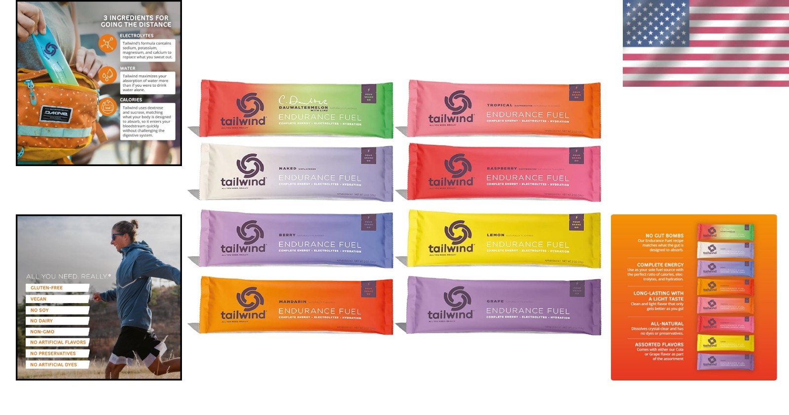 Assorted Hydration Drink Mix with Electrolytes – Pack of 8 for Active Adults