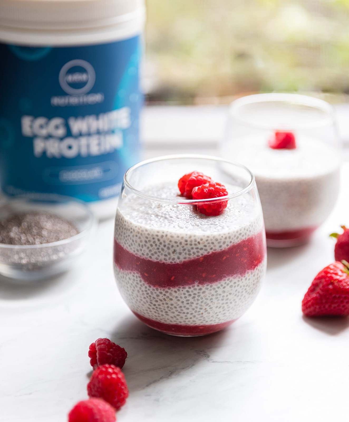Chocolate Egg White Protein Powder 1.5 lb Dairy Free Gluten Free 23g Protein