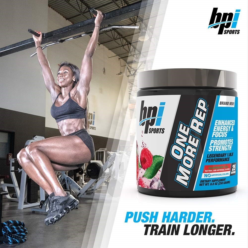 1MR One More Rep Raspberry Tea Pre-Workout Performance Supplemnt BPI Sports 2/26