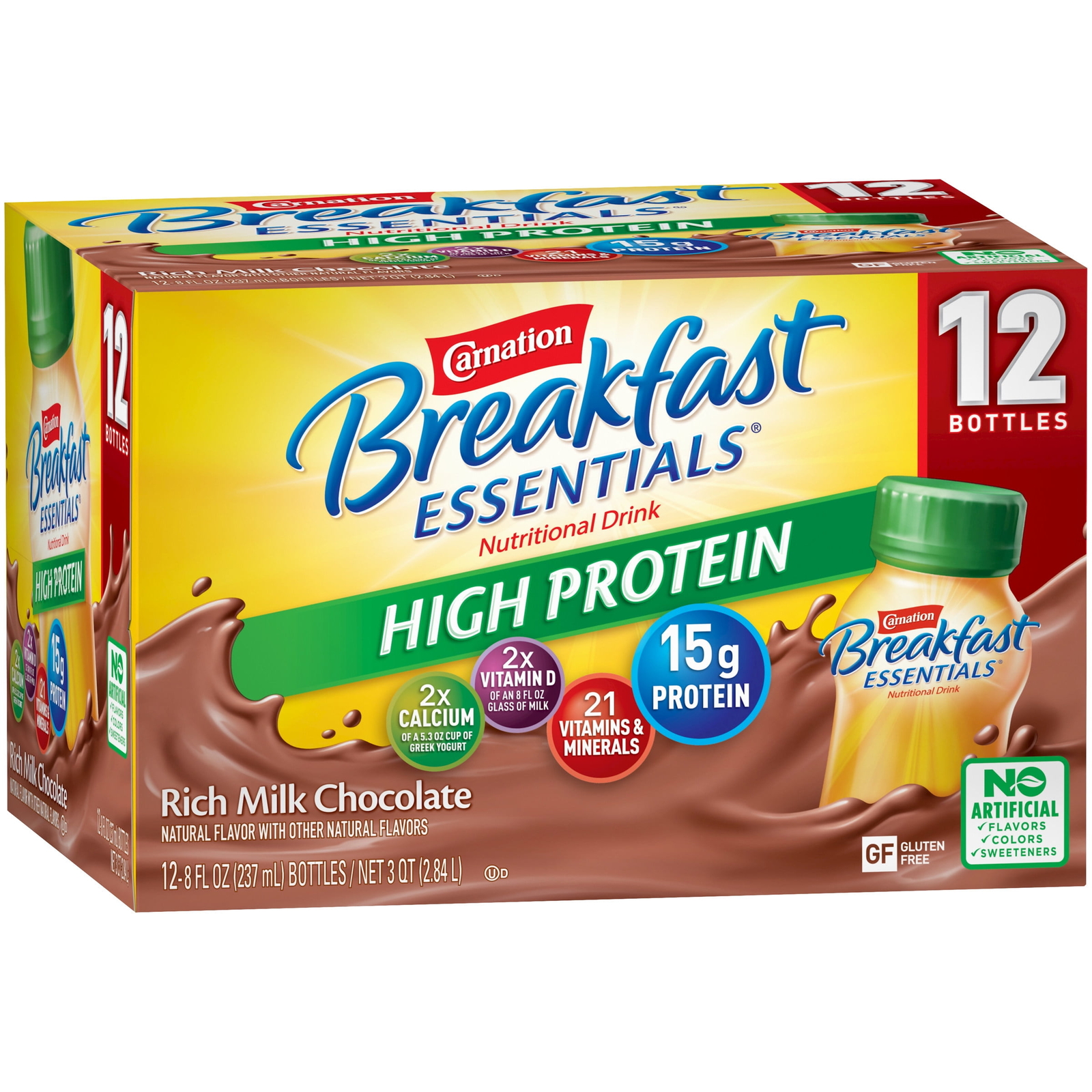 Carnation Breakfast Essentials High Protein Nutritional DrinkRich Milk Chocolate
