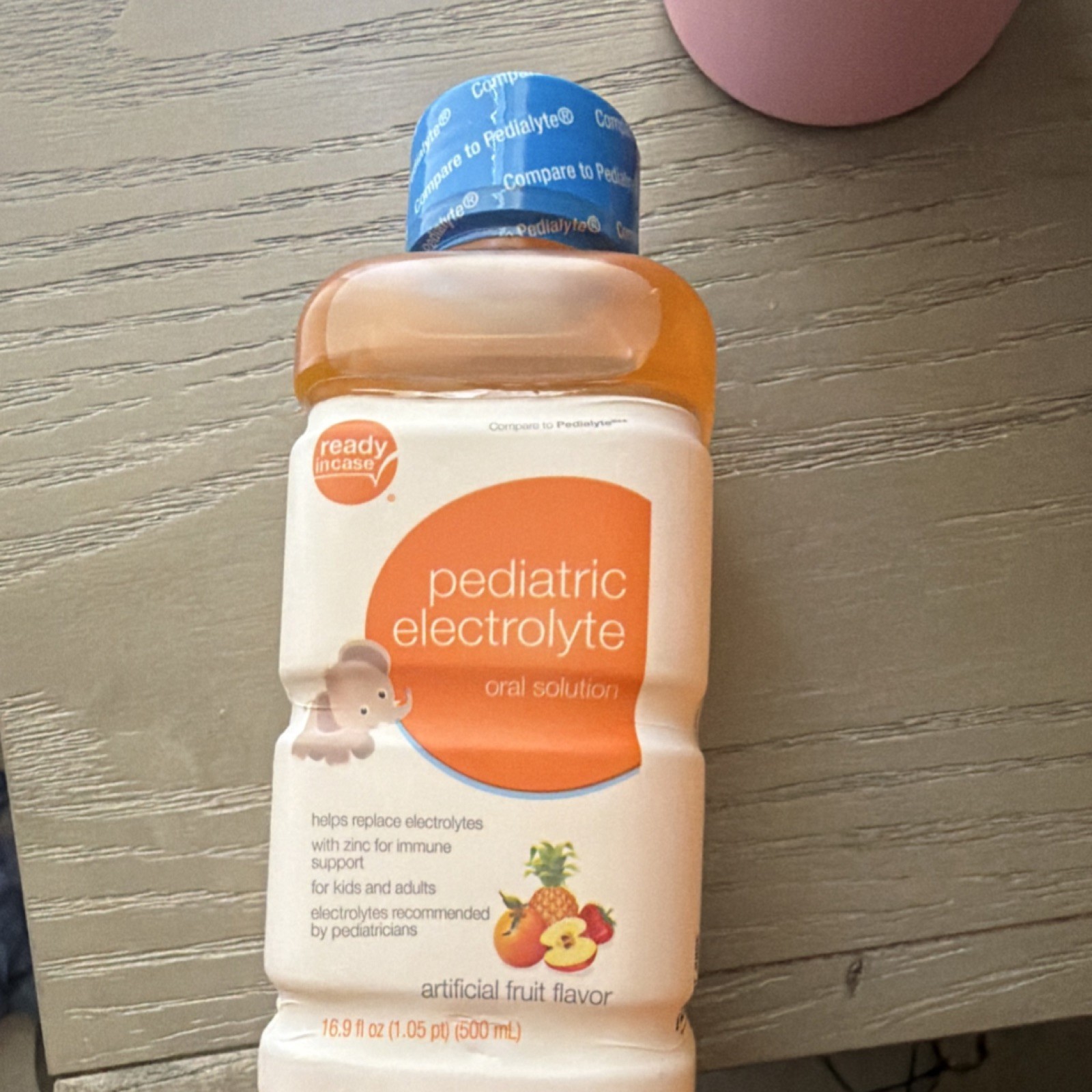 Ready Incase Pediatric Electrolyte Oral Solution, Artificial Fruit, 16.9 fl oz