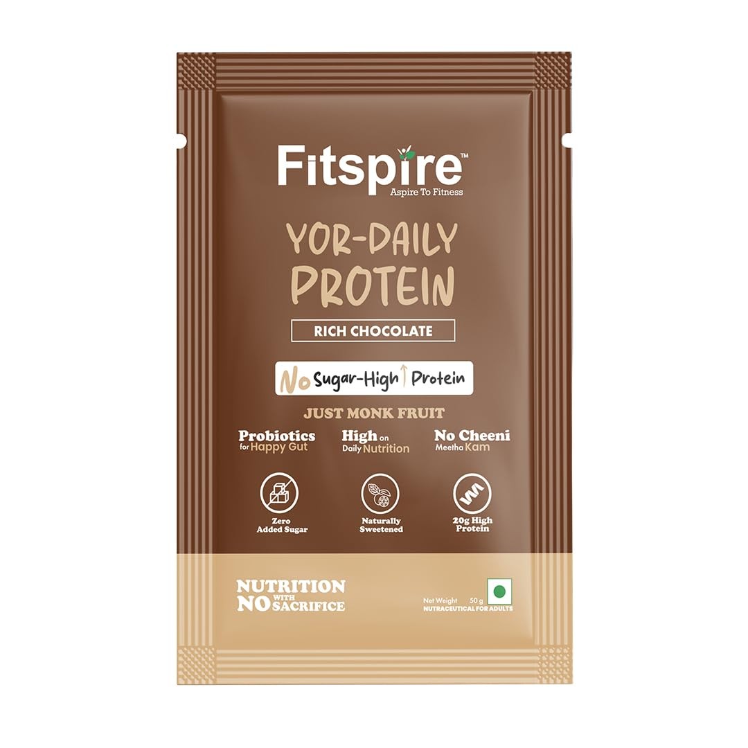 Fitspire YOR Protein Powder 50g | 20g Protein, 24+ Vitamins
