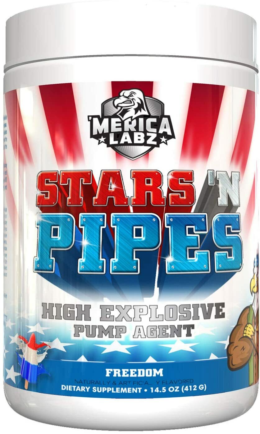 Merica Labz Stars N Pipes | High Intensity Pump Agent PREWORKOUT – ALL FLAVORS