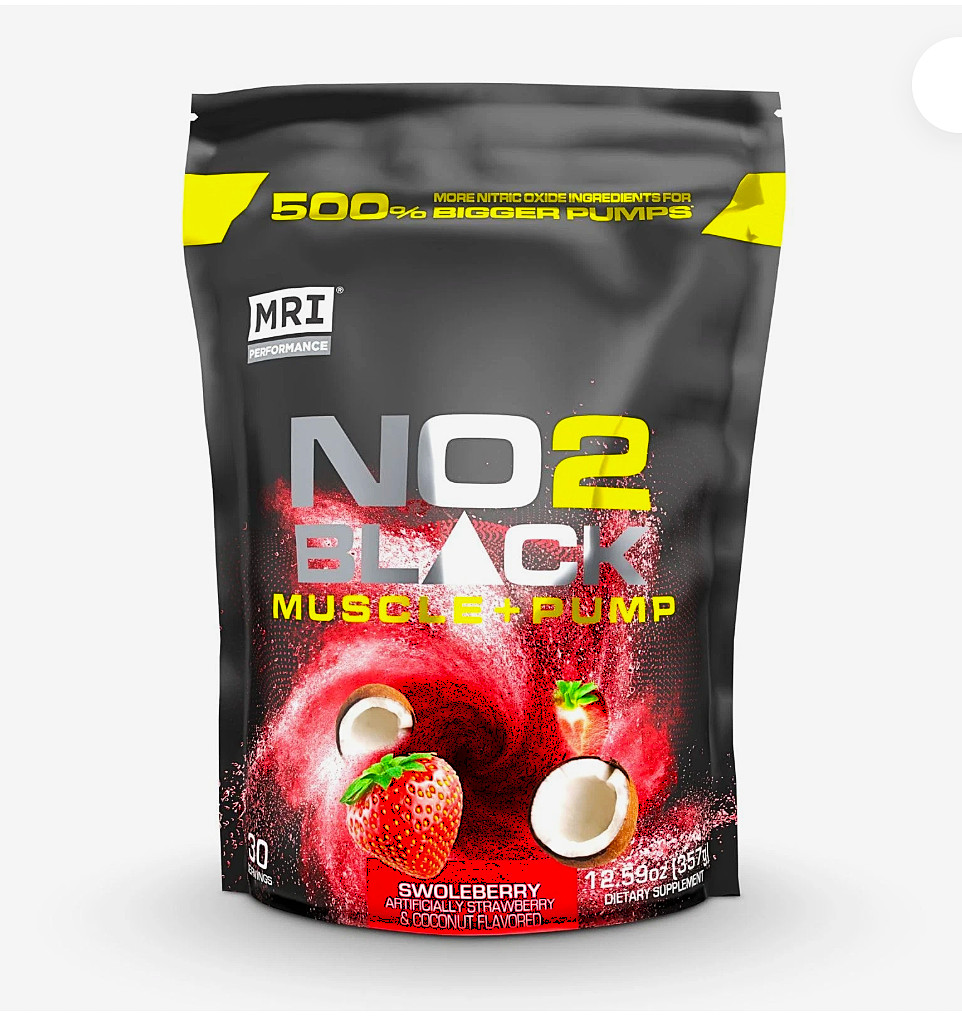 MRI® Performance NO2 Black® Muscle + Pump Nitric Oxide (30 servings) Swoleberry