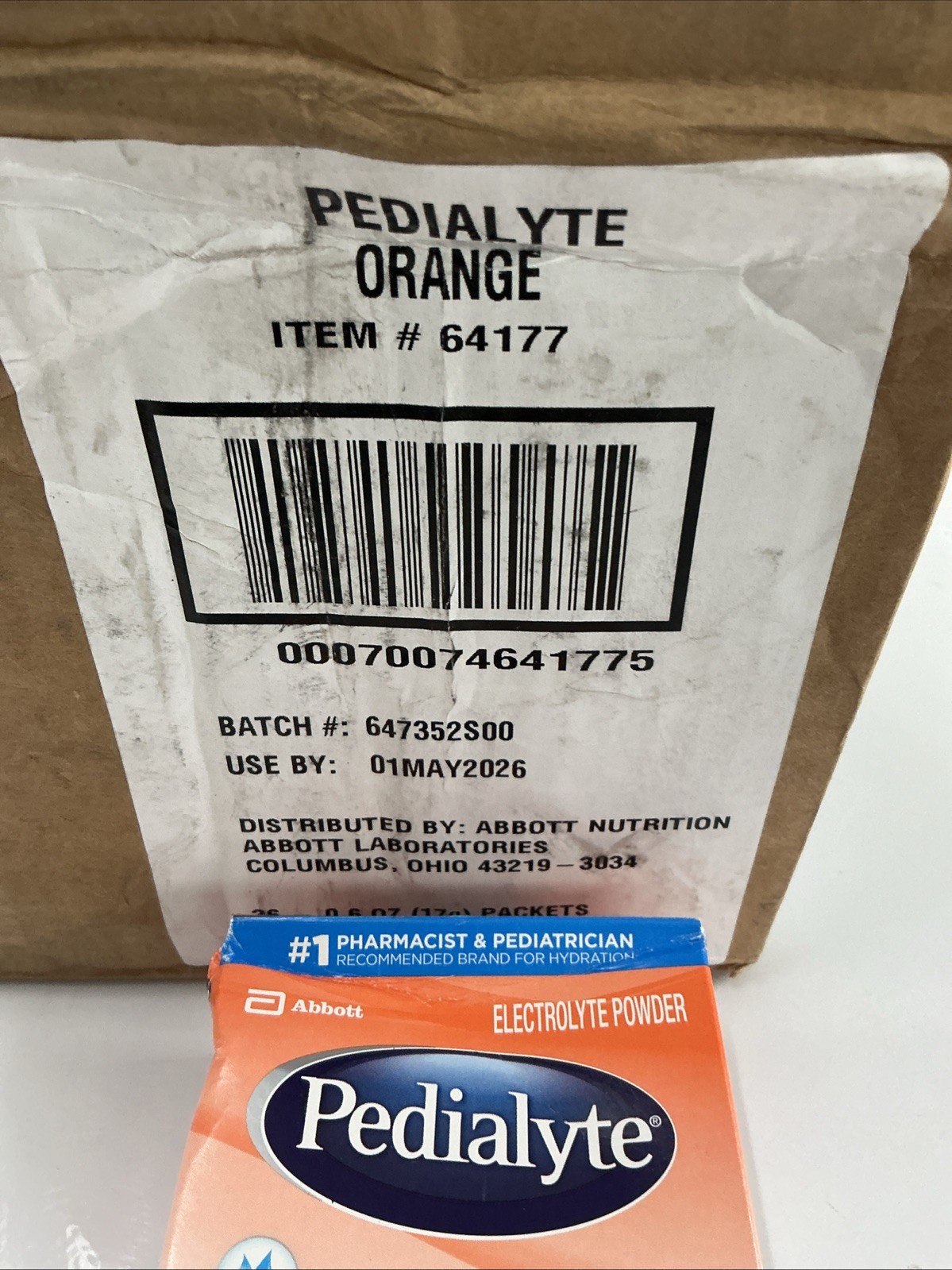 6PK Abbott Pedialyte Electrolyte Powder ~ 6 Pouches Each ~ EXP 5/26