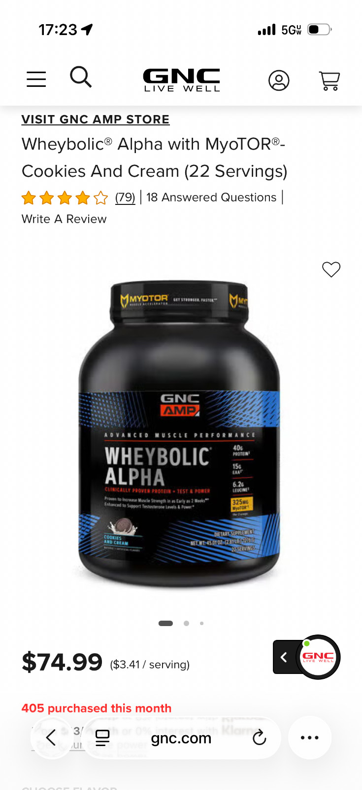 protein powder new unopened