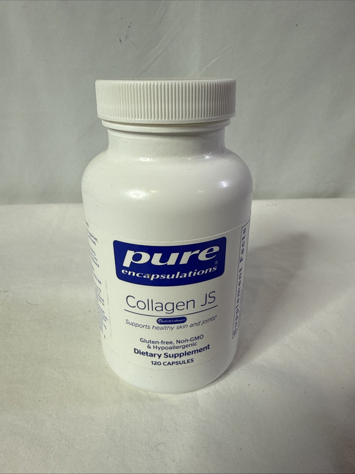 Collagen JS – 120 Capsules Pure Encapsulations Exp 11-2027