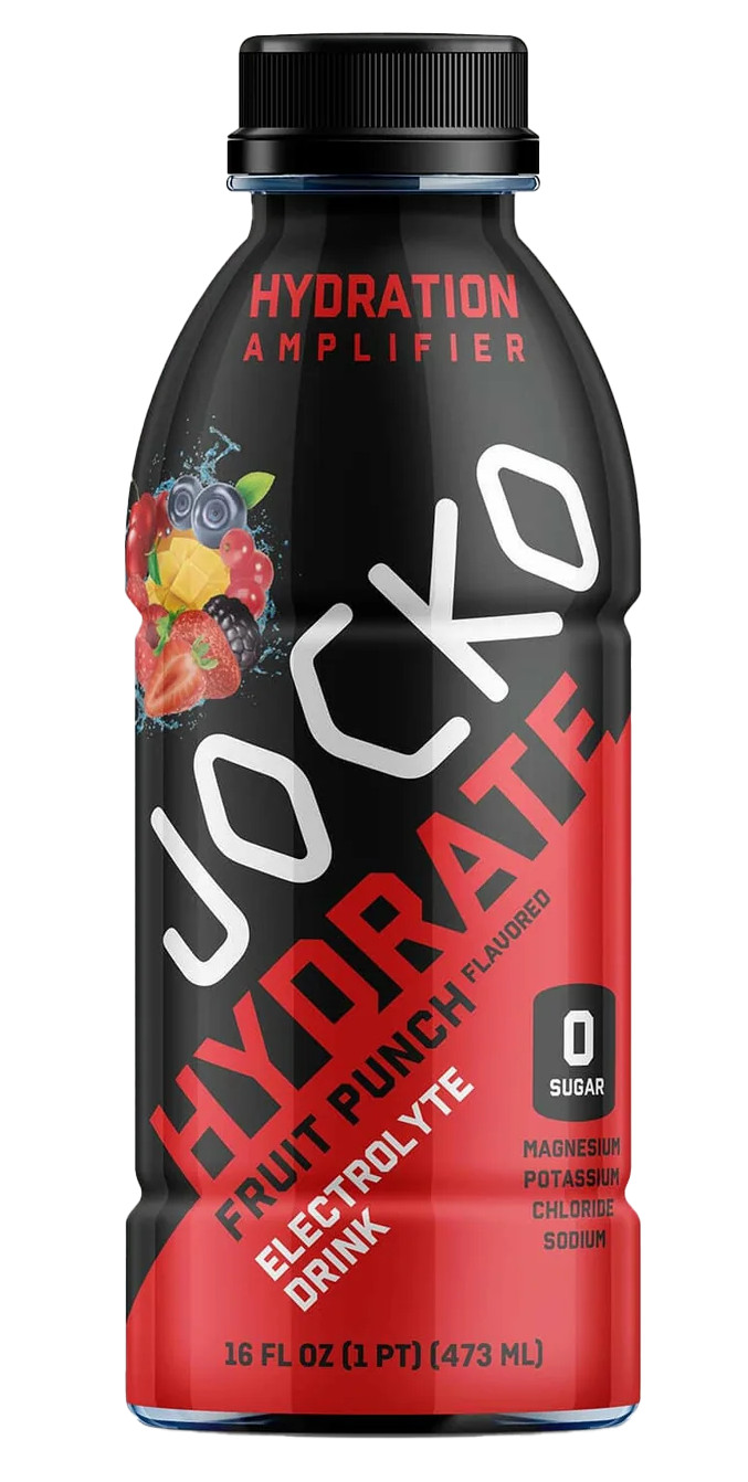 Jocko Fuel 29753 Hydrate Drink Fruit Punch 16 oz 12 Pack