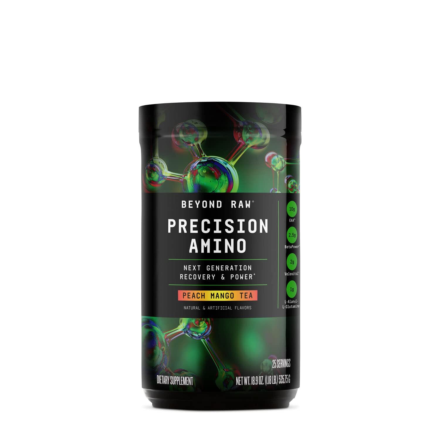 Beyond Raw Precision Amino 25 Servings BCAAs EAAs Muscle Recovery Flavors