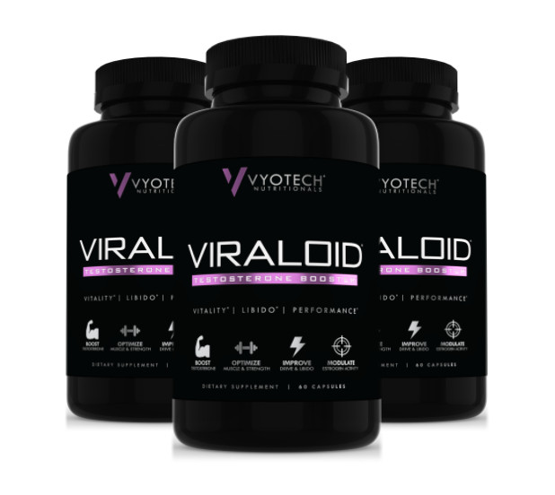 Testosterone Booster for Men Natural Energy Strength Libido Support 3 Pack