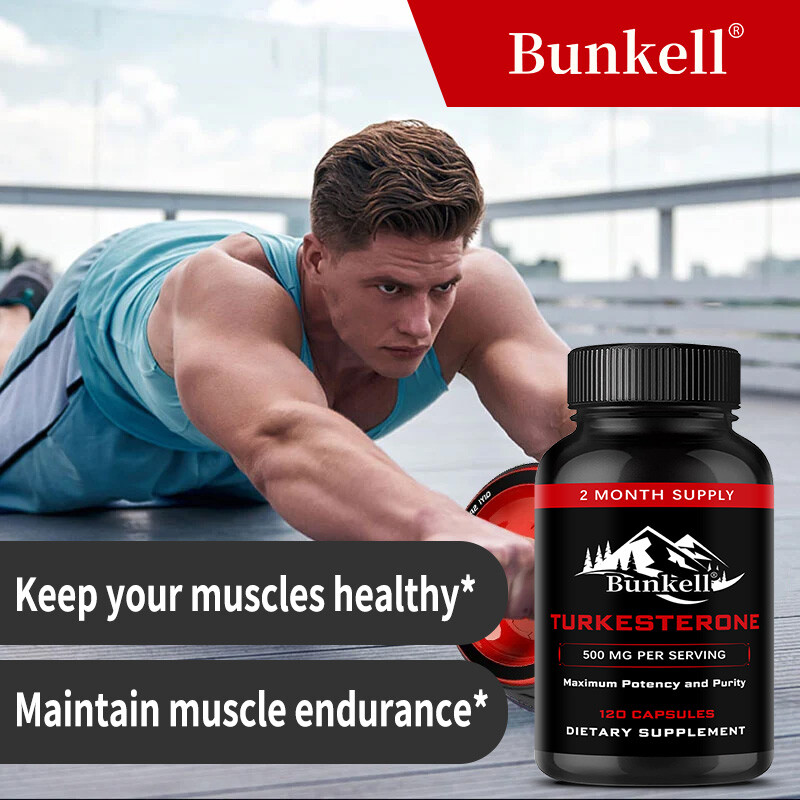 Turkesterone Improve Athletic Performance Balanced Muscle Strength 30-120 Pills