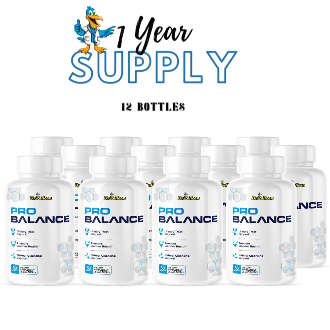 Pro Balance- Support Supplement for Men – Urinary & Bladder Health-12 Bottles