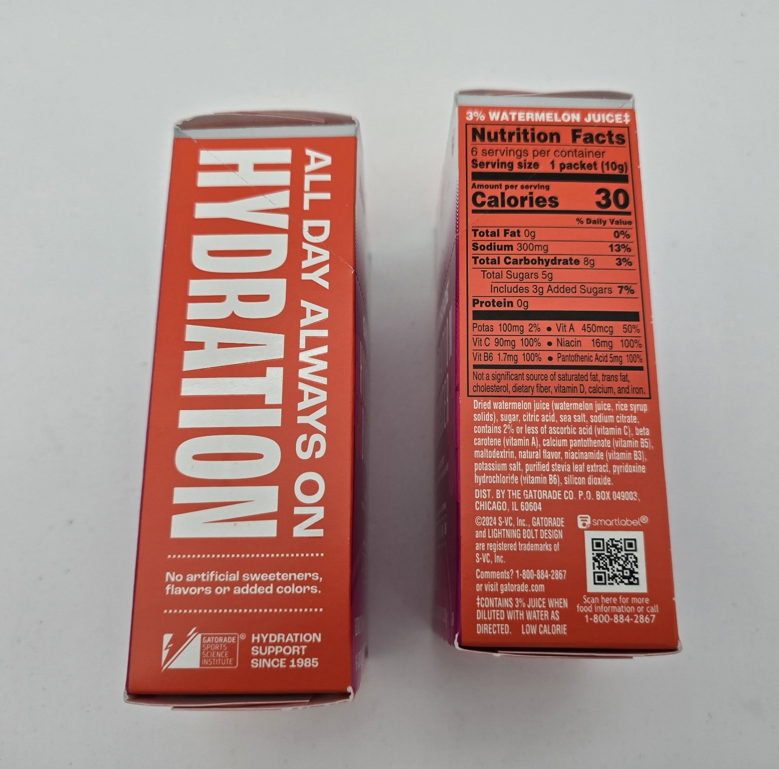 Gatorade Hydration Booster Drink Mix Citrus Berry (2 boxes)