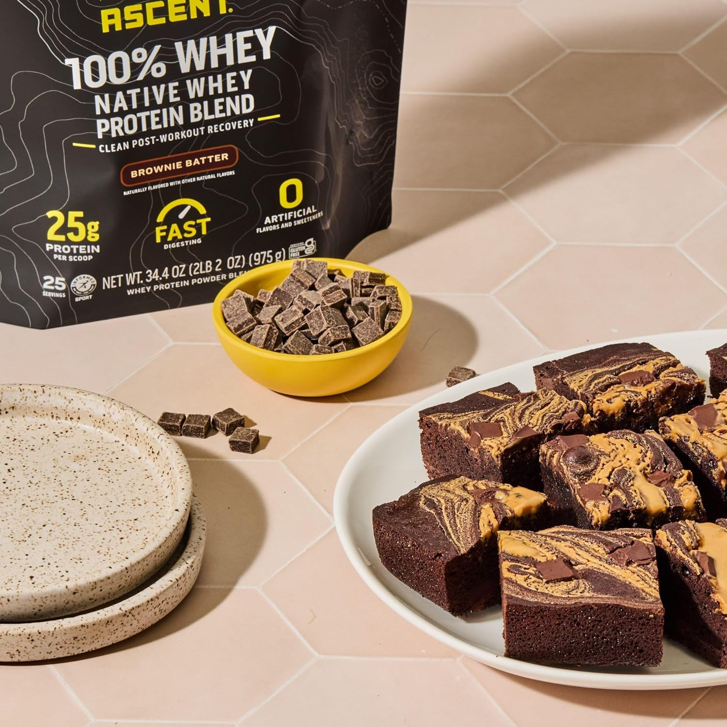 100% Whey Protein Powder – Post Workout Whey Protein Isolate, Zero Artificial Fl