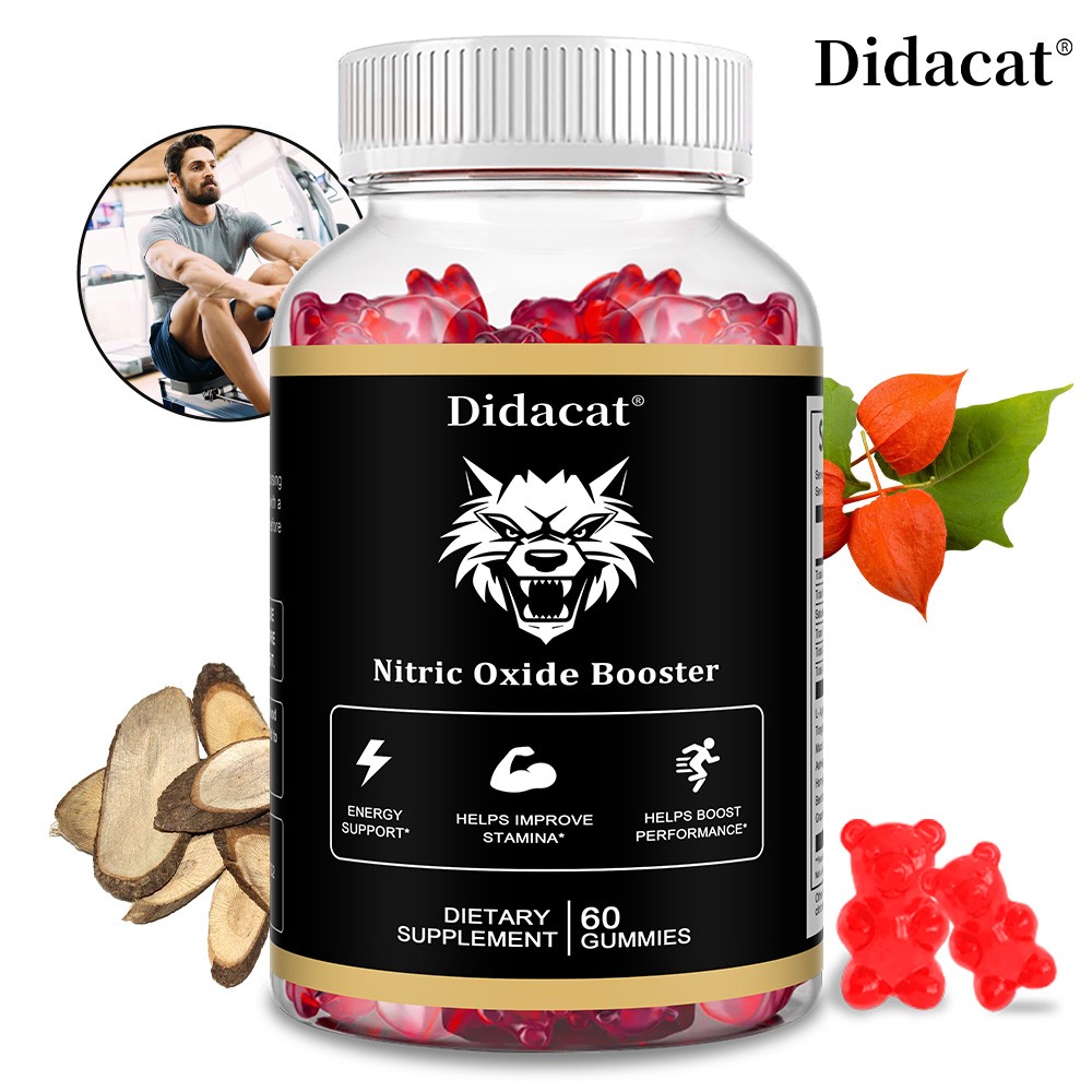 Nitric Oxide Booster Helps Improve Stamina Dietary Supplements 60 Gummies