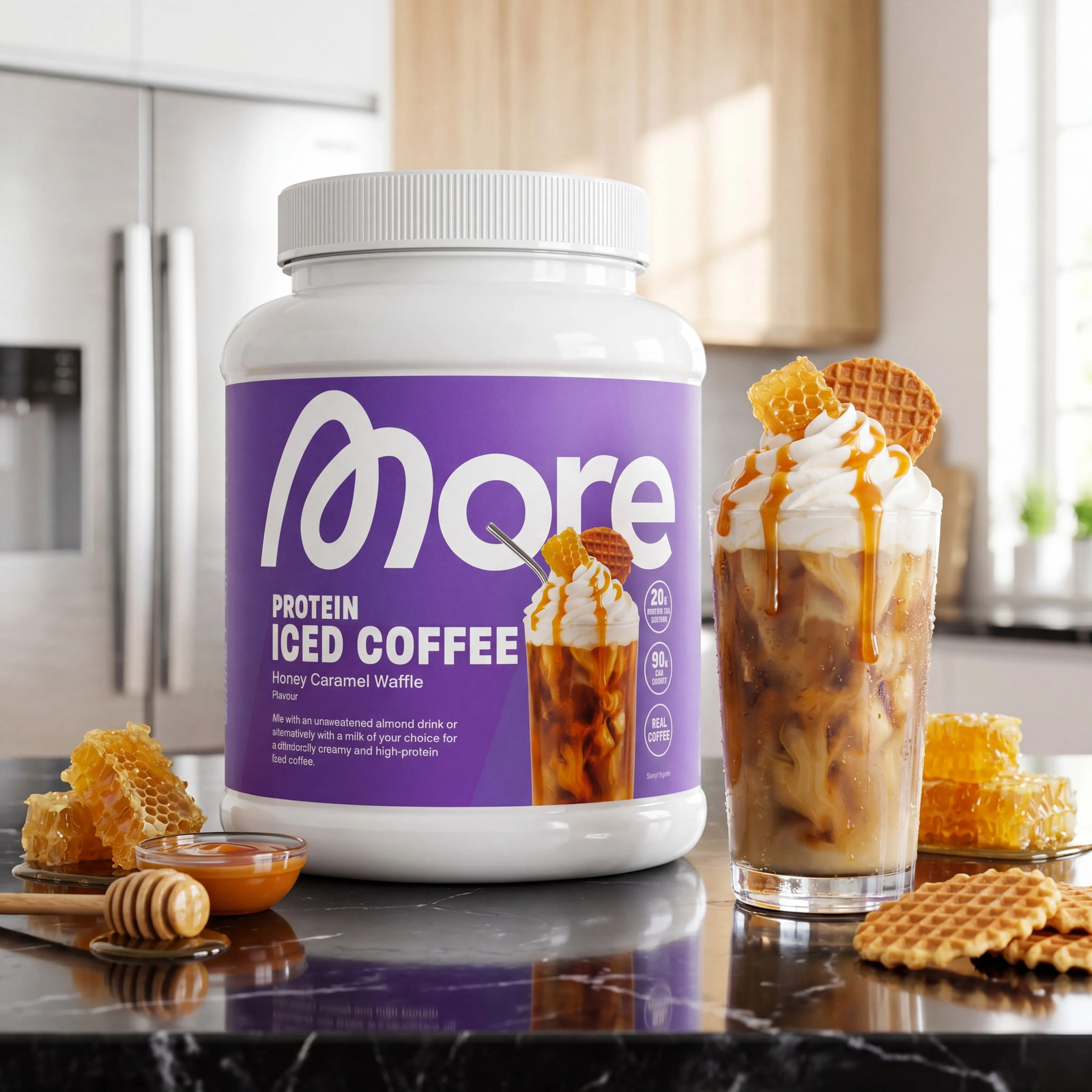 More Nutrition Protein Iced Coffee – 14 Varieties | 500g / 2kg | NEW & BOXED