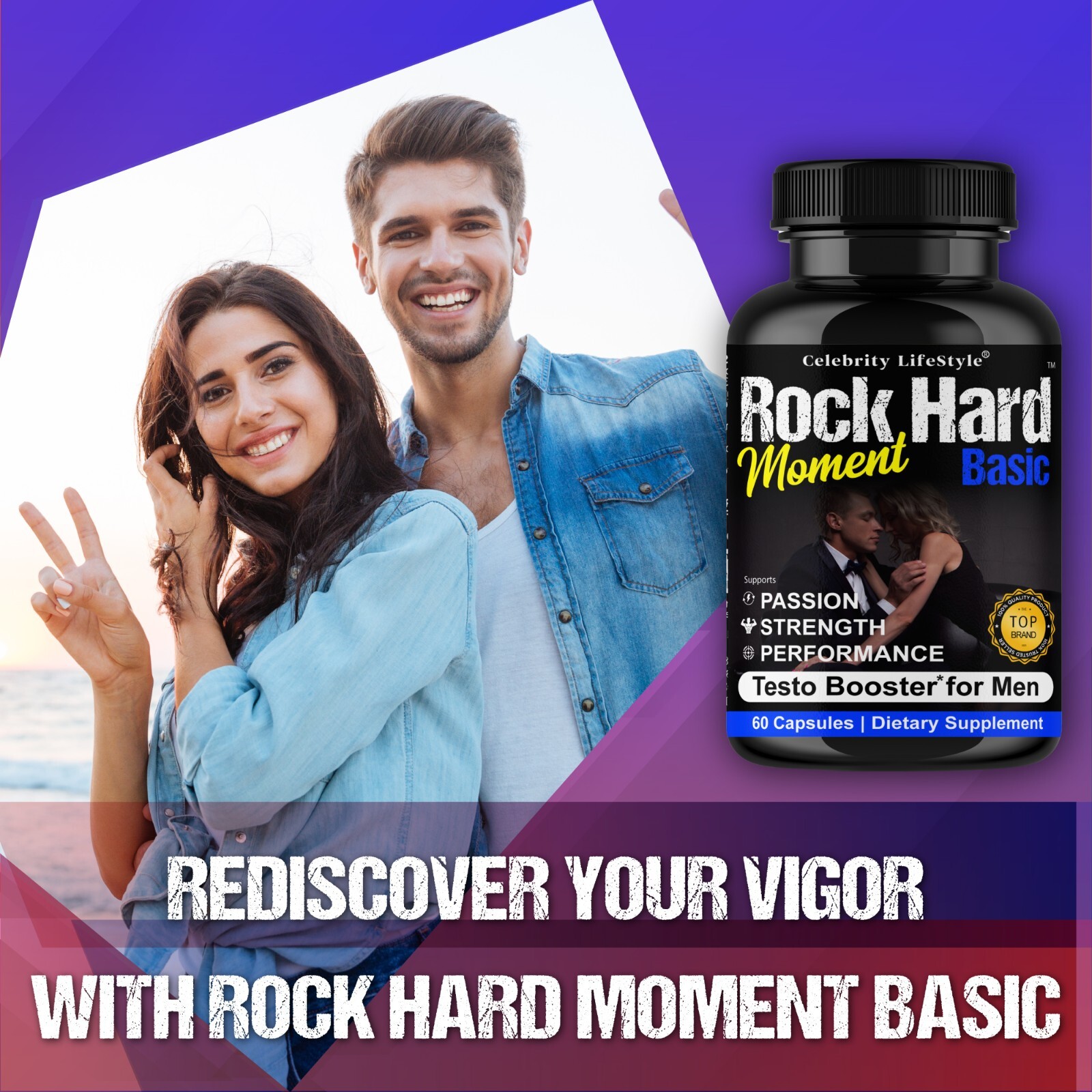 Male Enhancement & Performance Supplement, Stamina Energy libido booster for Men
