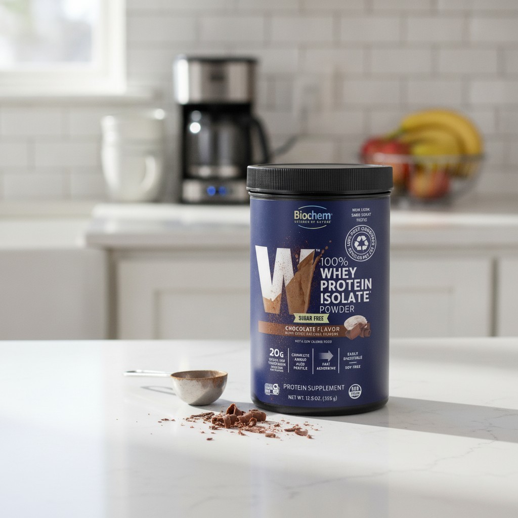 High-Quality Sugar-Free Whey Protein Powder – 20g Protein, Gluten Free, 12.5oz