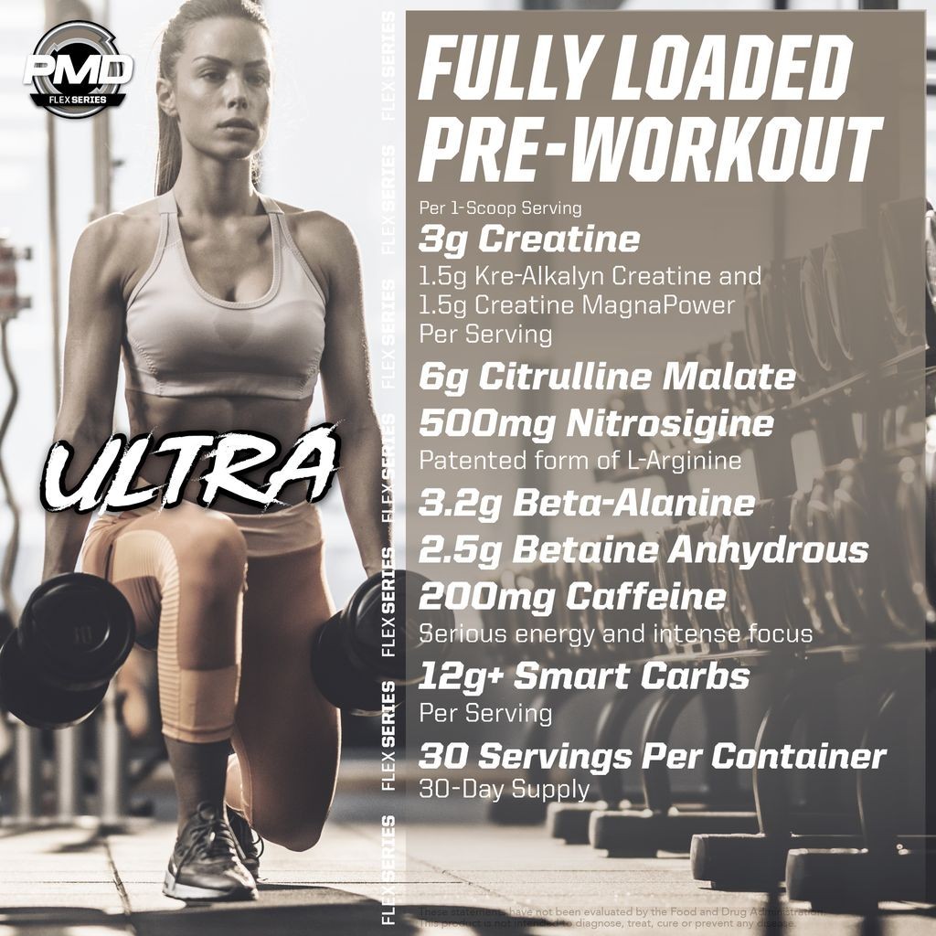 PMD SPORTS PUMP FUEL ULTRA – PRE WORKOUT – PEACH NECTARINE (30 Servings)