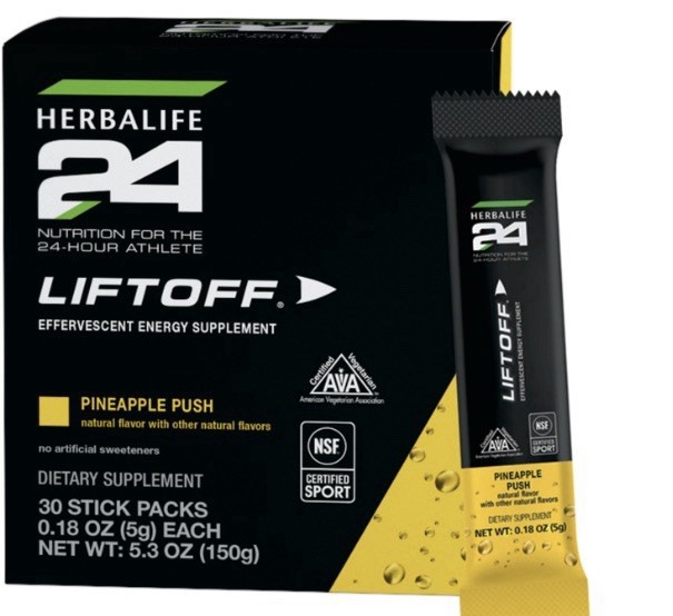 Pineapple Push HERBALIFE24® Liftoff® Energy Drink 5.3oz And Black Berry