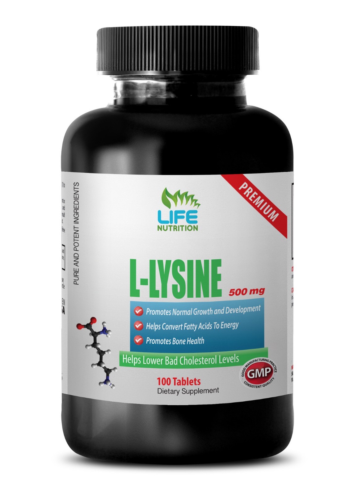 energy boost and focus supplement – L-LYSINE 500MG 1B – l-lysine caplets
