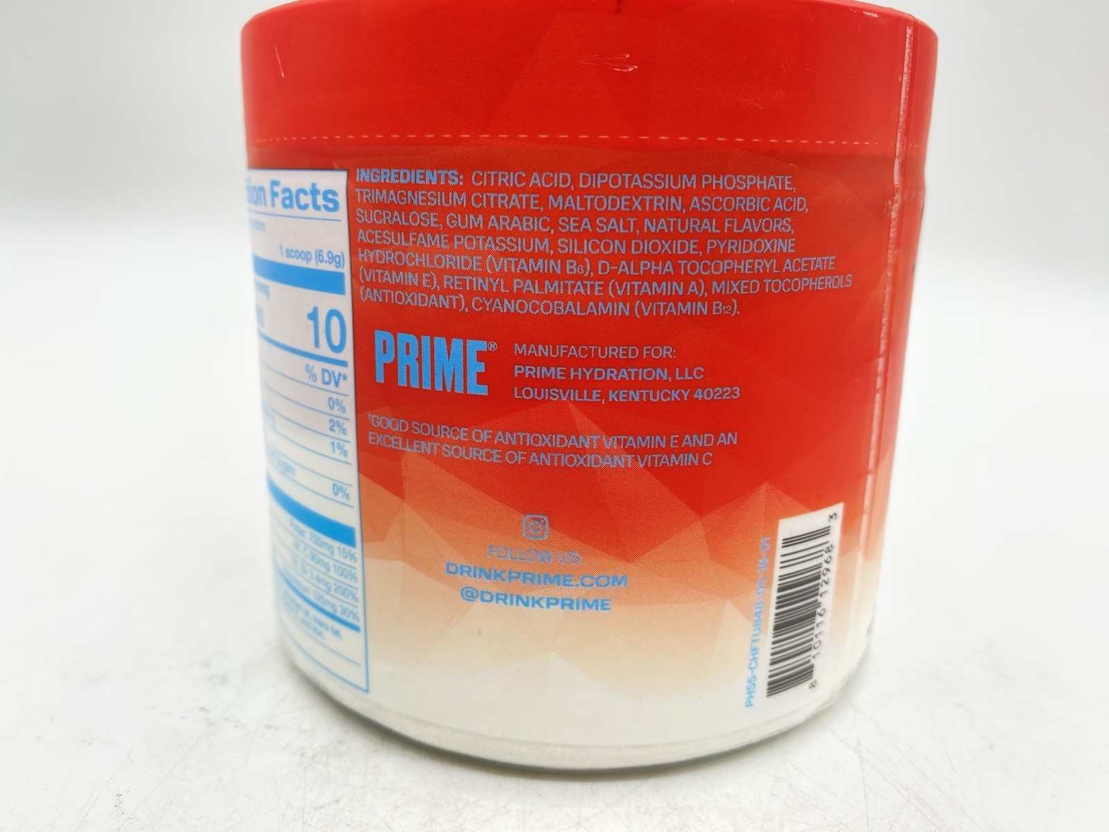 PRIME Hydration+ Powder – Cherry Freeze 48 Servings