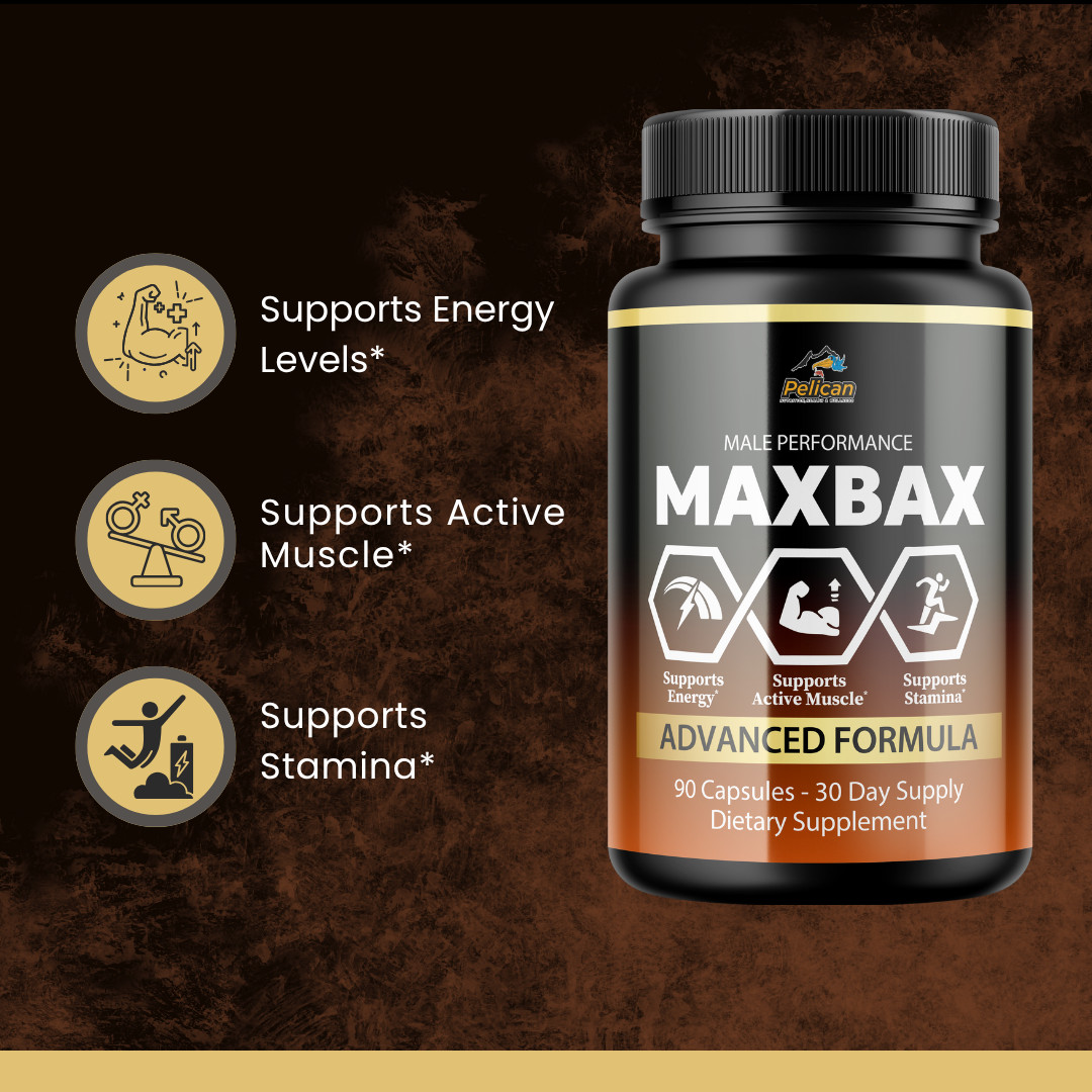 MaxBax- Bodybuilding & Men’s Health Support- 4 Bottles- 360 Capsules