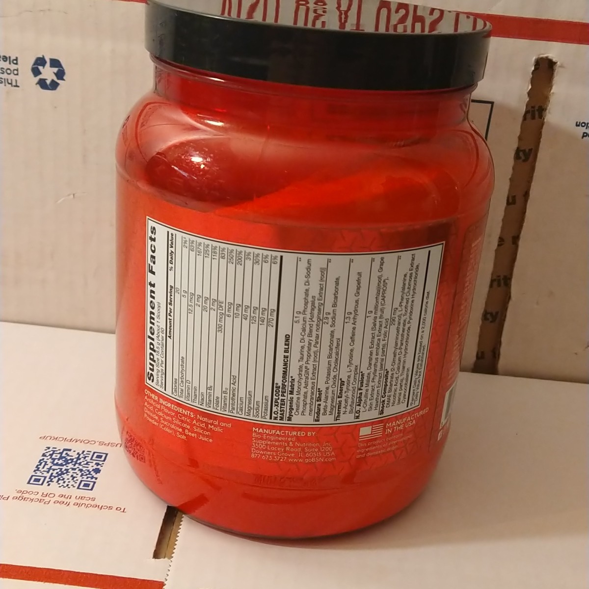 BSN N.O.-XPLODE Pre Workout Powder Energy Supplement Watermelon 60 Servings 2.45