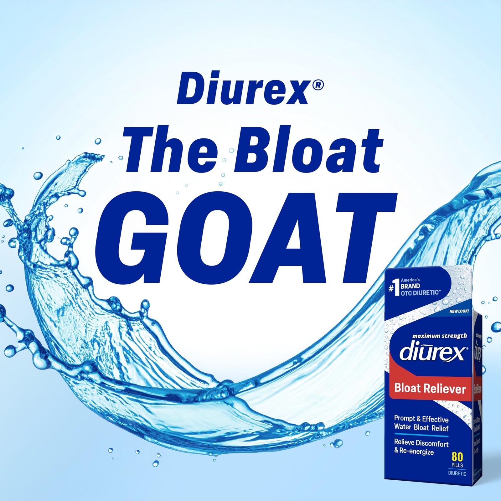 Diurex Ultra Re-Energizing Water Pills – Relieve Water Bloat – Feel Better & Les