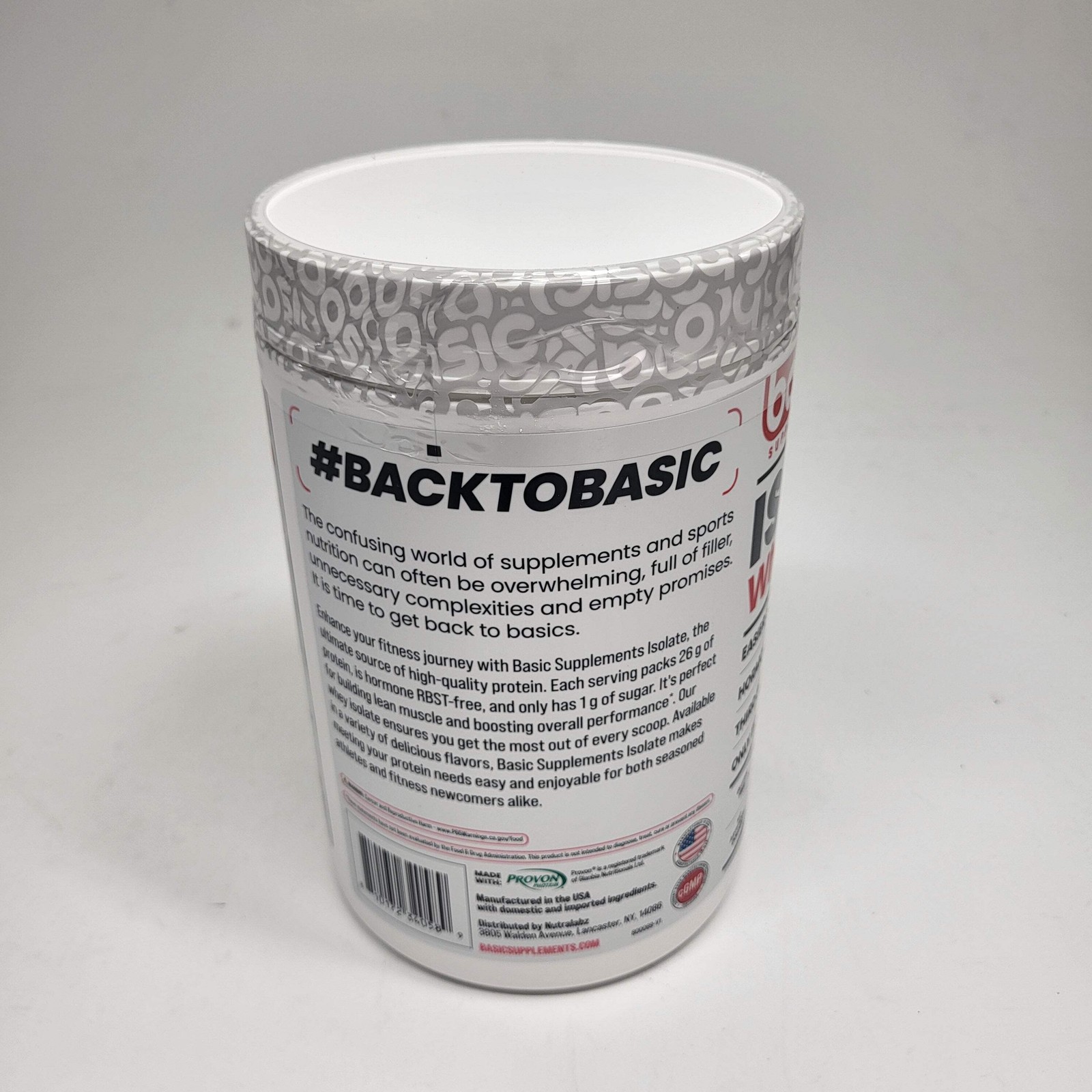 BASIC Basic Whey Isolate Zero-fat High-quality Protein Vanilla 2lbs BB 05/28