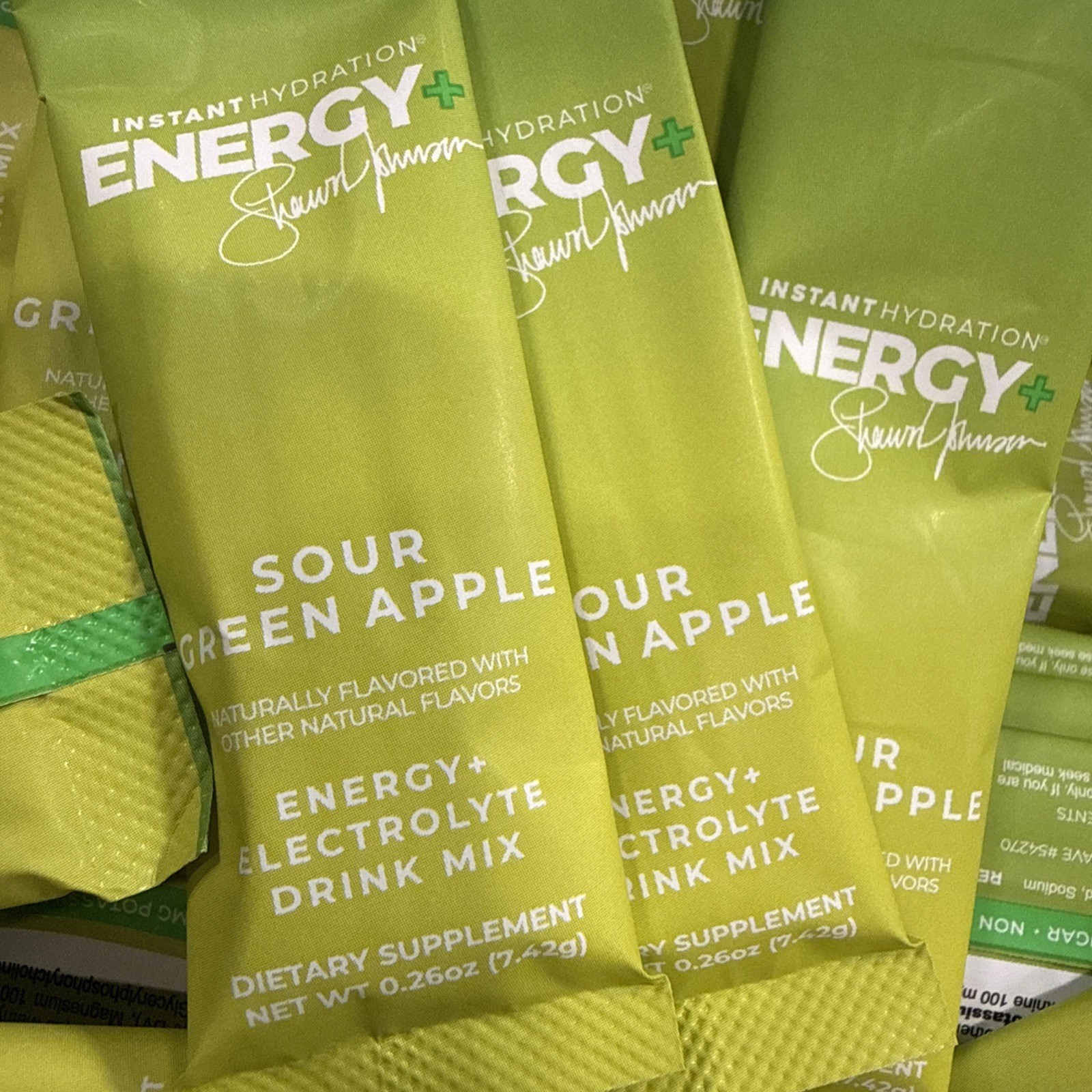 Instant Hydration ENERGY PLUS Drink SOUR GREEN APPLE – 30 Packets