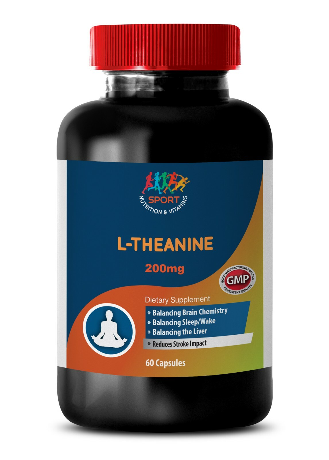 Standardized Theanine – L-THEANINE EXTRACT 200MG – Gives an Energy Boost – 1Bot