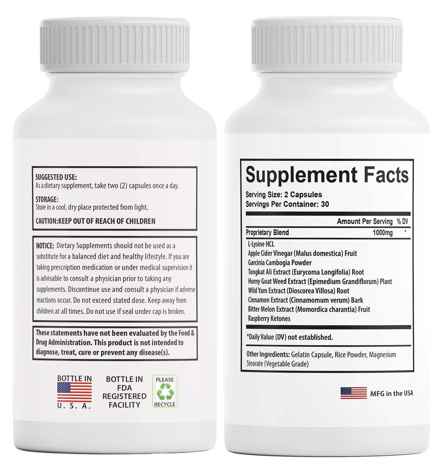 ( 3 Pack ) Nitric Boost Ultra Pills for Male Performance and Vitality Formula