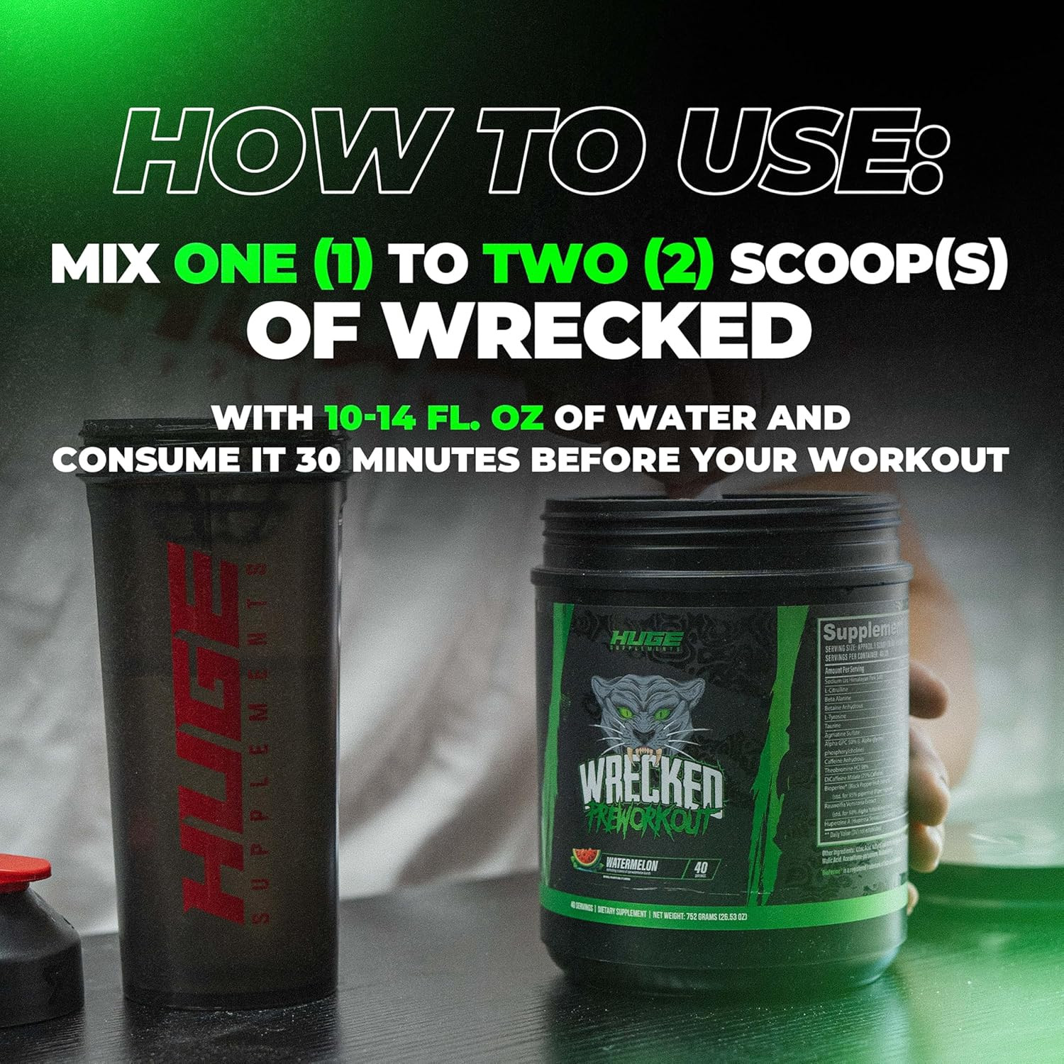 Wrecked Inferno – Thermogenic Pre Workout For Men & Women, Increase Energy, B…