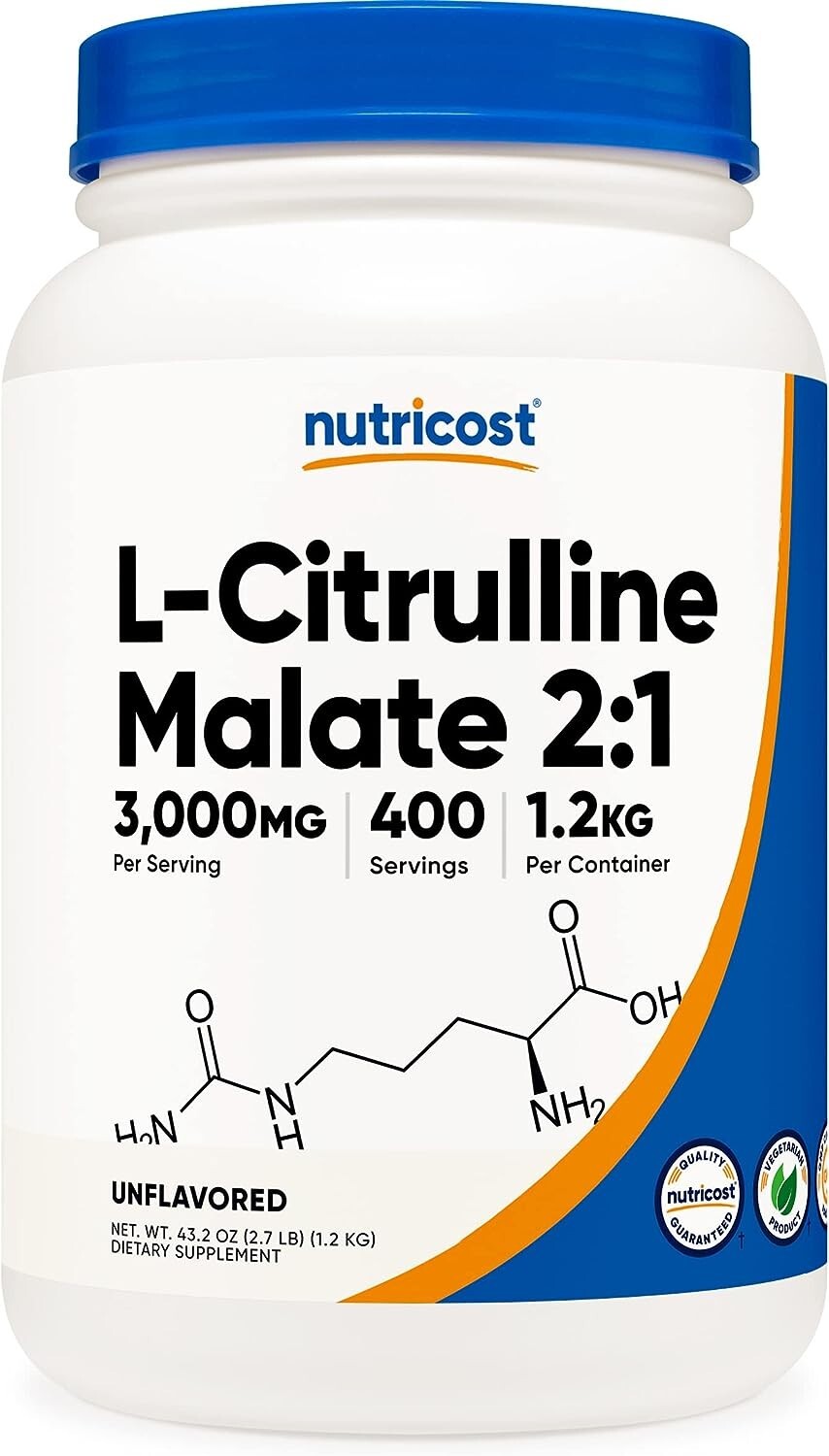 High Quality L-Citrulline Malate Powder – Energy Boost – 1.2KG + Scoop