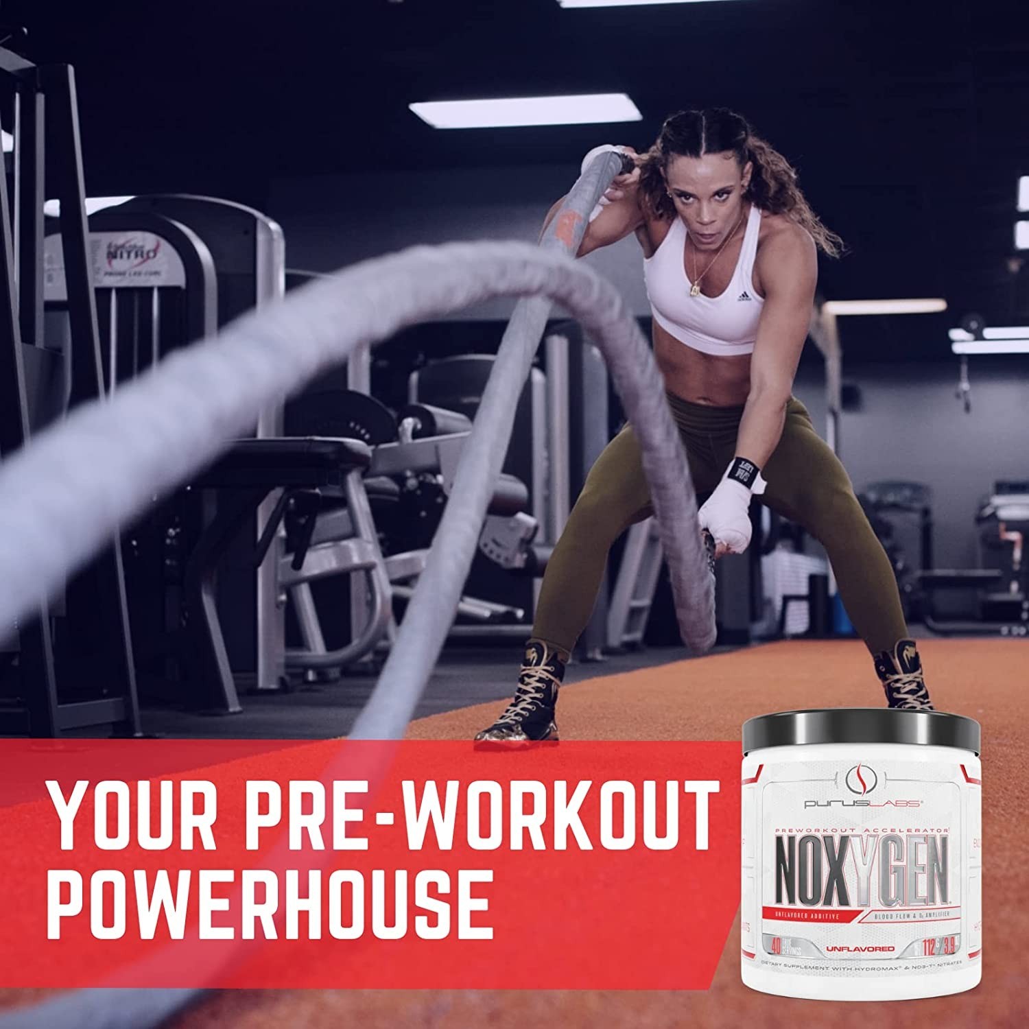 Purus Labs Noxygen Fast Acting Nitric Oxide Booster 40 Servings – Unflavored