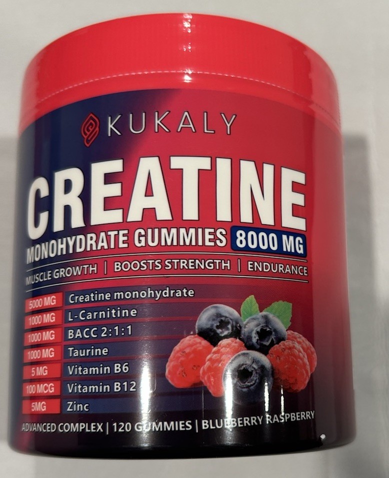 kukaly Creatine Monohydrate Gummies for Men Women, 8500MG Creatine Gummies S…