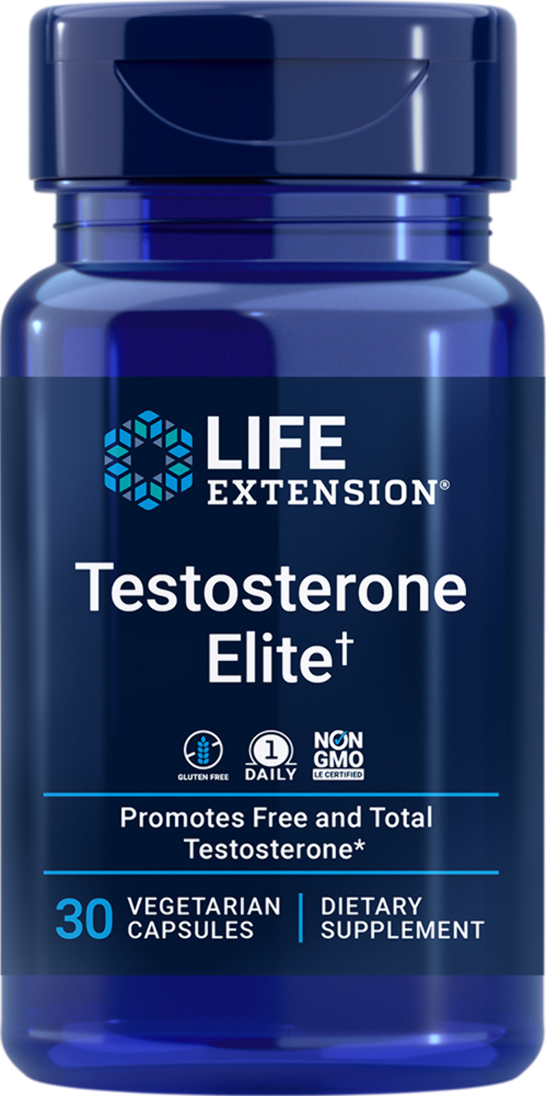 Testosterone Elite with Tesnor and Luteolin Life Extension