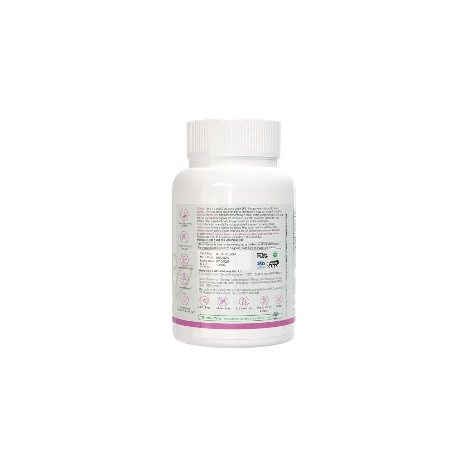 Autoimmunity Care: PANCREATIC MULTI-ENZYME CARE (60 Caps)