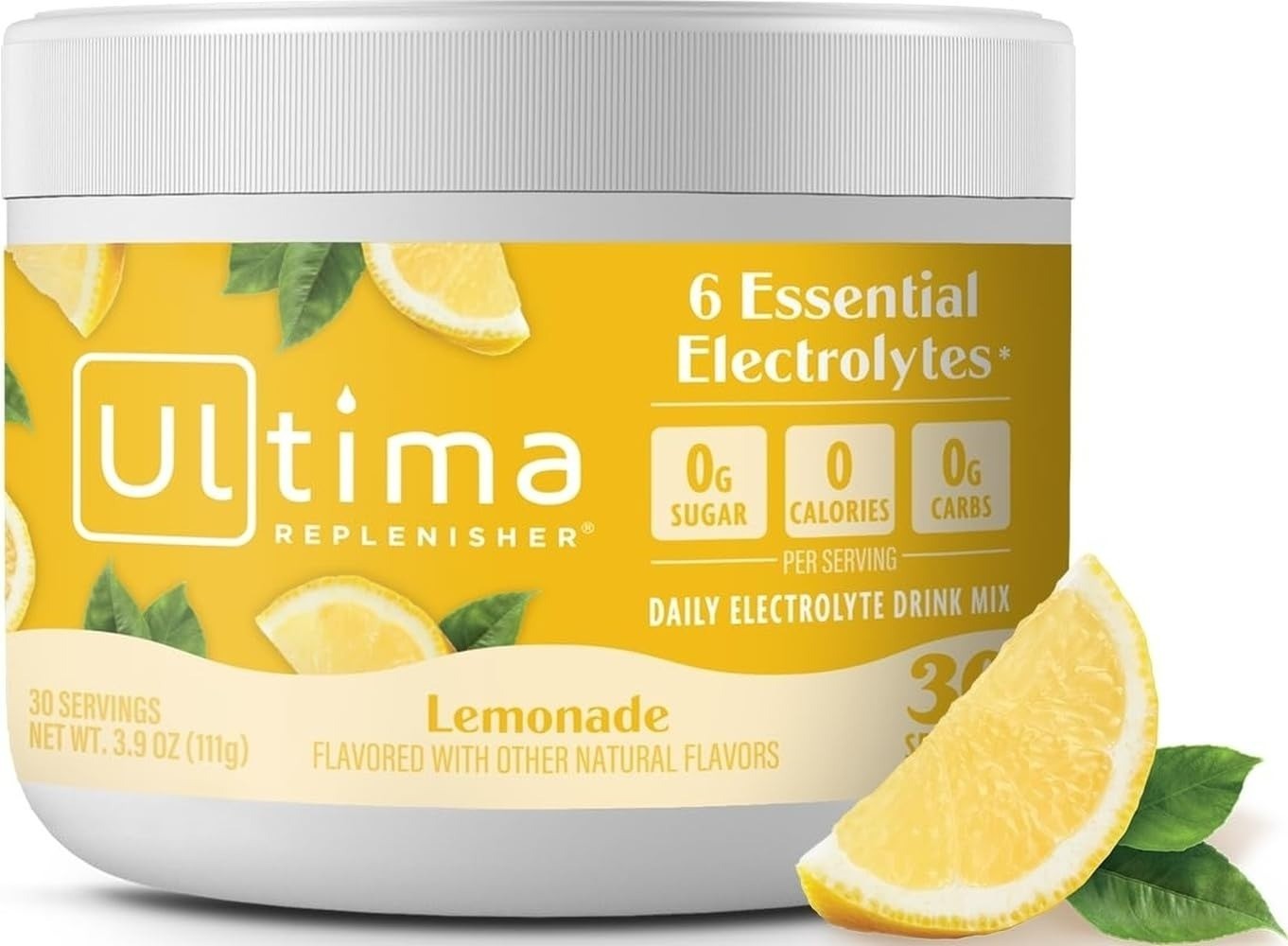 Ultima Replenisher Electrolyte Powder Drink Mix – Watermelon, 30 Servings