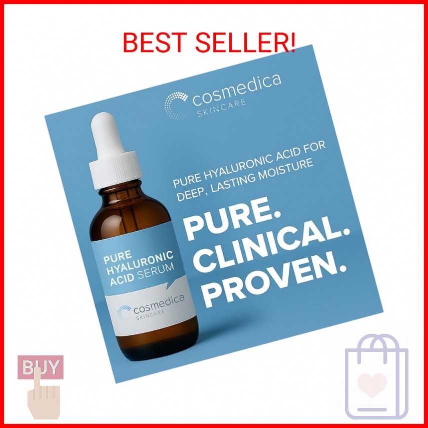 Cosmedica Skincare Hyaluronic Acid Serum, 1 Fl. Oz