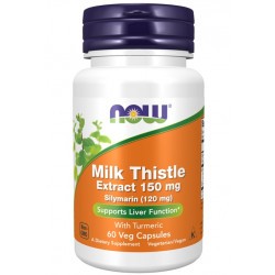 Now Foods Milk Thistle Extract with Turmeric 150mg – 60 vcaps
