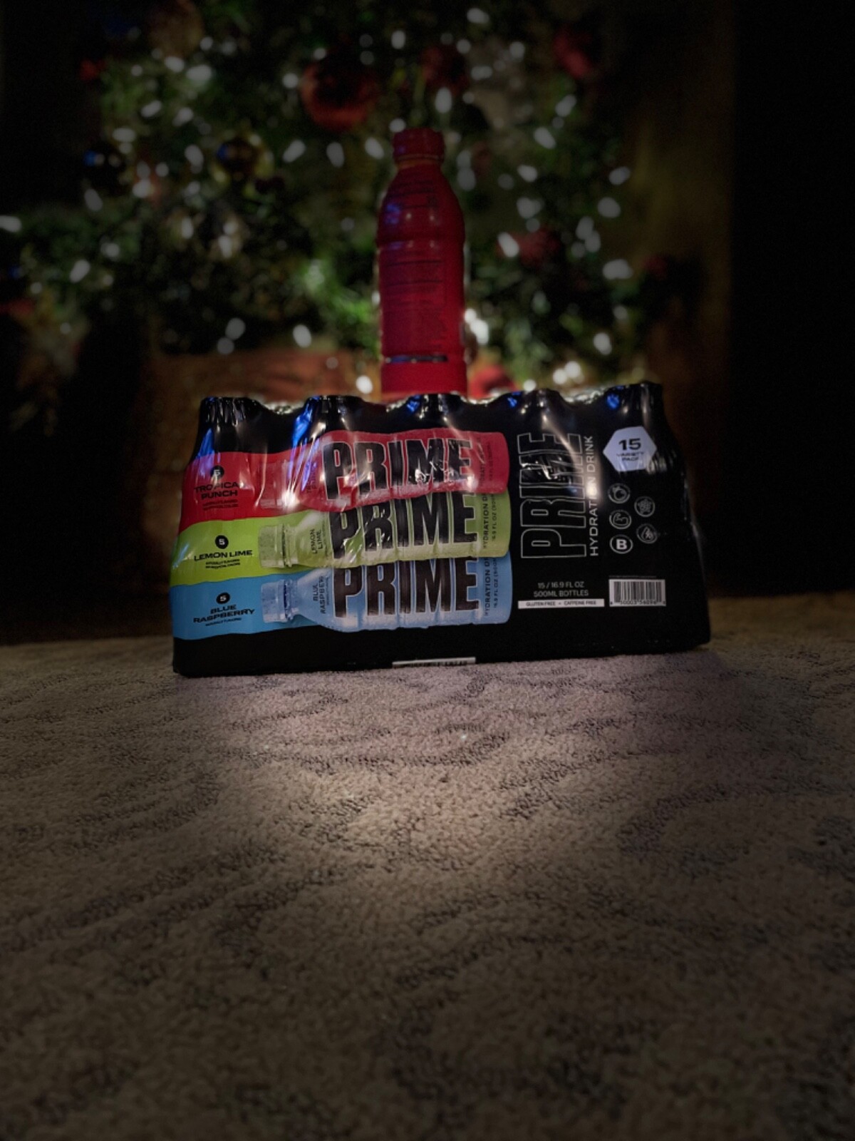 Prime Hydration Drink “Tropical Punch” Flavor 16 oz Bottles KSI and Logan Paul 