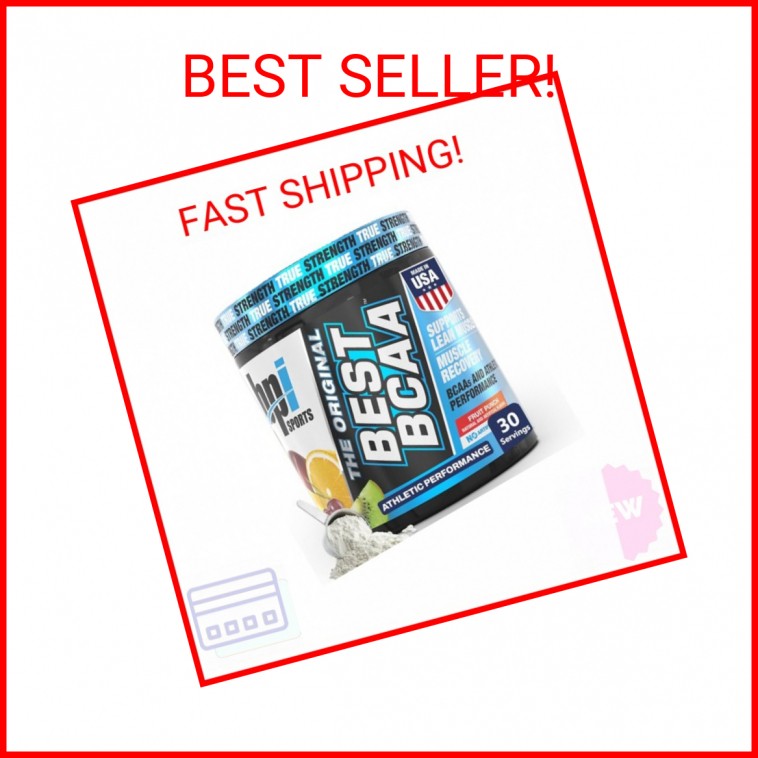 BPI Sports Best BCAA Powder – Muscle Recovery Support – Branched Chain Amino Aci