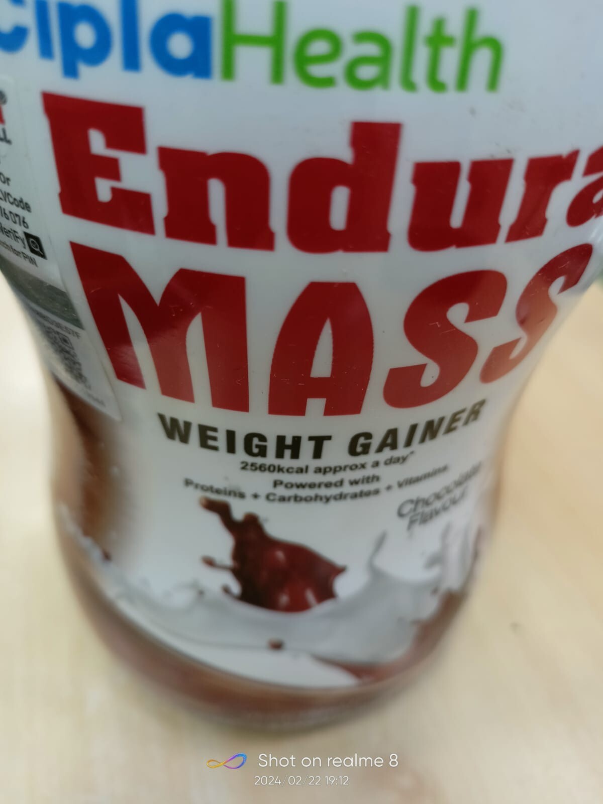 Endura Mass Weight Gainer With Chocolate Flavour 500gm Free Ship