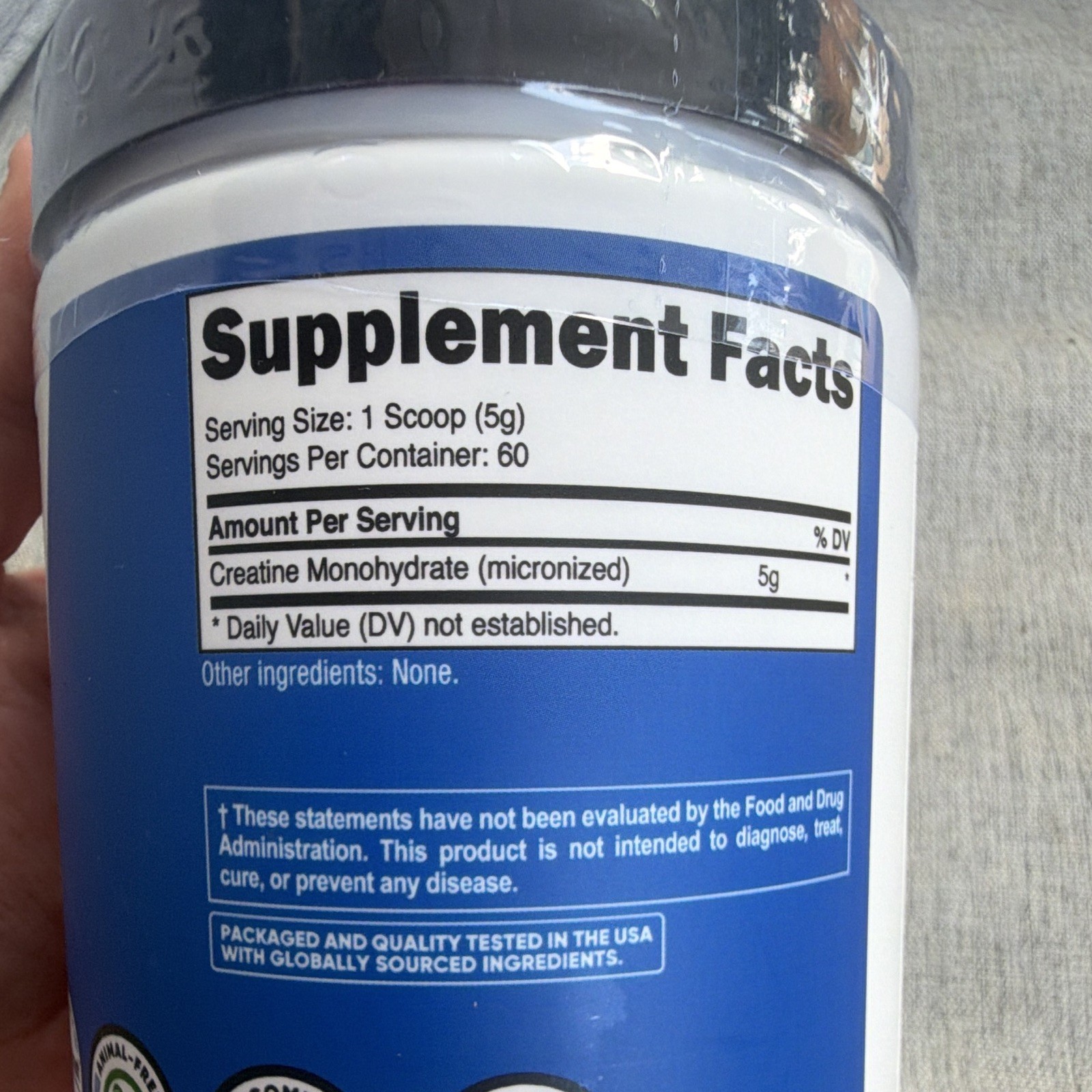 Nutricost Pure Creatine Monohydrate 300Gram Powder 10.7oz Exp: 08/2028 FRESH!