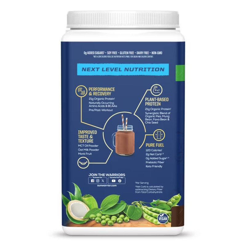 Organic Chocolate Warrior Blend Performance Protein, 35.52 OZ